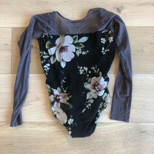 Grey Mirage Leotard from Five Dance wear